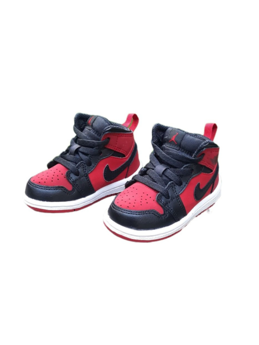Nike Baby Air Jordan 1 Mid64-0735-610 Red Basketball Shoes
Sneakers Size 5C